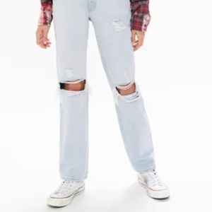 BDG Mid Rise Bootcut Jean - Destroyed Light Wash